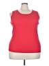 Gloria Vanderbilt Red Sleeveless T-Shirt Size 3X - photo 1