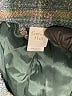 Garnet Hill 100% Acetate Tweed Green Blazer Size 2 - photo 6