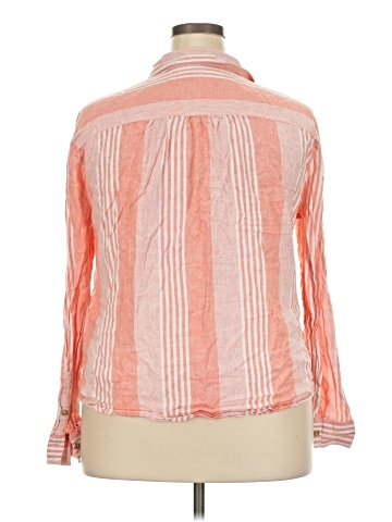 New York & Company 3/4 Sleeve Button-Down Shirt (view 2)