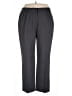Le Suit 100% Polyester Gray Dress Pants Size 18 - photo 1