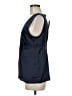 BCBGMAXAZRIA 100% Silk Blue Sleeveless Silk Top Size M - photo 5