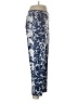 Lisette Print Blue Casual Pants Size L - photo 4