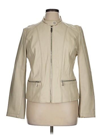 MICHAEL Michael Kors Leather Jacket (view 1)