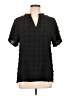 Blooming Jelly Black Short Sleeve Blouse Size L - photo 1