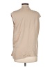 Theory 100% Silk Tan Sleeveless Silk Top Size M - photo 2
