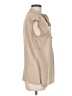 Theory 100% Silk Tan Sleeveless Silk Top Size M - photo 4