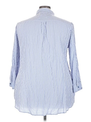 Solitaire 3/4 Sleeve Button-Down Shirt (view 2)