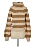 Derek Lam 100% Mohair Stripes Tan Wool Pullover Sweater Size 4 (estimated) - photo 2