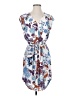 DR2 100% Polyester Print Blue Casual Dress Size S - photo 1