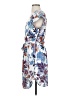 DR2 100% Polyester Print Blue Casual Dress Size S - photo 5