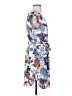 DR2 100% Polyester Print Blue Casual Dress Size S - photo 4