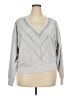 Jessica Simpson Chevron-herringbone Gray Pullover Sweater Size 2X - photo 1