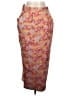 Lulus Print Orange Casual Skirt Size L - photo 1