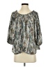 Ariella 100% Polyester Gray 3/4 Sleeve Blouse Size S - photo 1