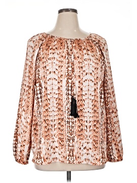 Dana Buchman For Kohls Long Sleeve Blouse