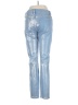 FRAME Metallic Blue Jeans Size 29 waist - photo 2