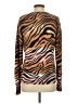 Tribal Animal Print Brown Pullover Sweater Size S (petite) - photo 2
