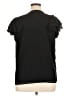 Aifer 100% Polyester Black Short Sleeve Blouse Size XL - photo 2