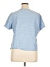 Sag Harbor Blue Short Sleeve Top Size 1X - photo 2
