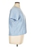 Sag Harbor Blue Short Sleeve Top Size 1X - photo 4