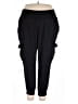 Democracy 100% Tencel Black Cargo Pants Size 3X - photo 1