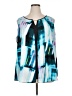 Worthington 100% Polyester Teal Blue Sleeveless Blouse Size 2X - photo 1
