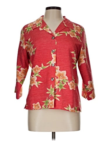 Tommy Bahama 3/4 Sleeve Silk Top (view 1)