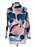 Aryeh Print Blue Pullover Sweater Size L - photo 2