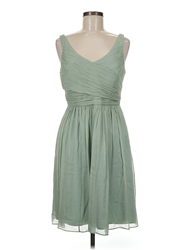 Pre-owned J.crew Collection Casual Dress In Green