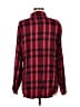 Sanctuary 100% Rayon Plaid Red Long Sleeve Button-Down Shirt Size M - photo 2