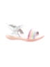 Carter's White Pink Sandals Size 8 (kids) - photo 1