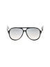 Gucci Gray Black Acetate Web Aviator Sunglasses One size - photo 2