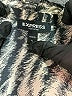 Express 100% Polyester Animal Print Gray Long Sleeve Blouse Size XL - photo 7