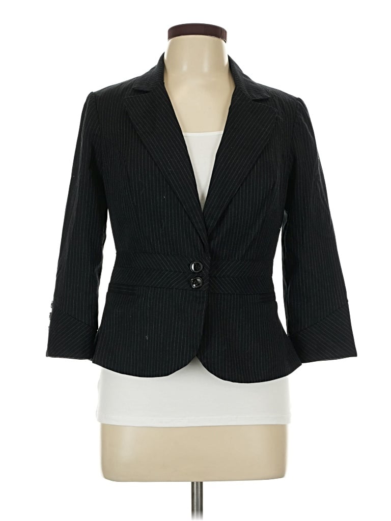 Pre-owned Xxi Blazer Jacket In Black