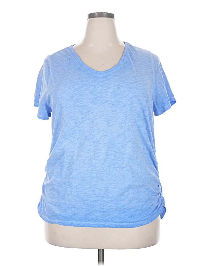 Pre-owned Lane Bryant Active T-shirt In Blue