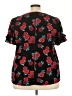 Lane Bryant Black Short Sleeve Blouse Size 22 - photo 2