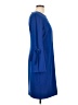 Calvin Klein 100% Polyester Solid Blue Casual Dress Size 12 - photo 4
