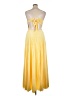 A.L.C. 100% Polyester Yellow Cocktail Dress Size 12 - photo 2