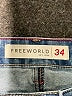 Free World Blue Jeans Size 34 waist - photo 4