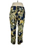 Banana Republic 100% Polyester Paisley Blue Casual Pants Size 14 - photo 2