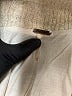Free People Stripes Ivory Wool Coat Size XS - photo 6