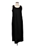 Studio 1 100% Polyester Solid Black Casual Dress Size 8 Petite - photo 1