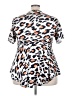 Allegrace White Short Sleeve Blouse Size 3X - photo 2