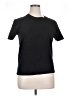 Basic Style 100% Cotton Solid Black Short Sleeve T-Shirt Size L - photo 1