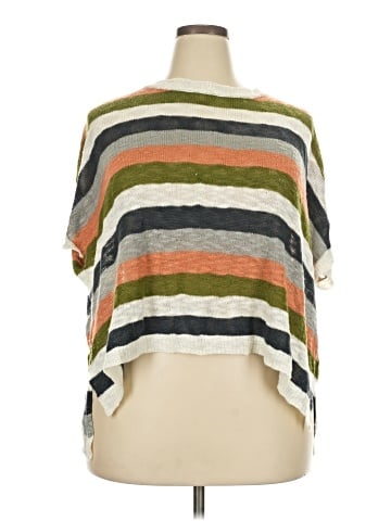 Rock & Roll Denim Poncho (view 1)