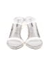Steve Madden White Silver Sandals Size 6 - photo 2