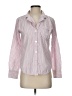 Petite Plume Stripes Pink Long Sleeve Button-Down Shirt Size XS - photo 1