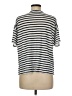 Faherty 100% Linen Stripes Silver Short Sleeve T-Shirt Size M - photo 2