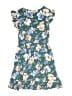 Bailey Lane Floral Blue Teal Dress Size 8 - 10 - photo 2