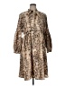 Micacara 100% Polyester Paisley Brown Casual Dress Size 16 - photo 1